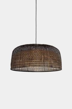 Ay Illuminate Hanglamp Doppio Grid Dark Bamboe ø80cm