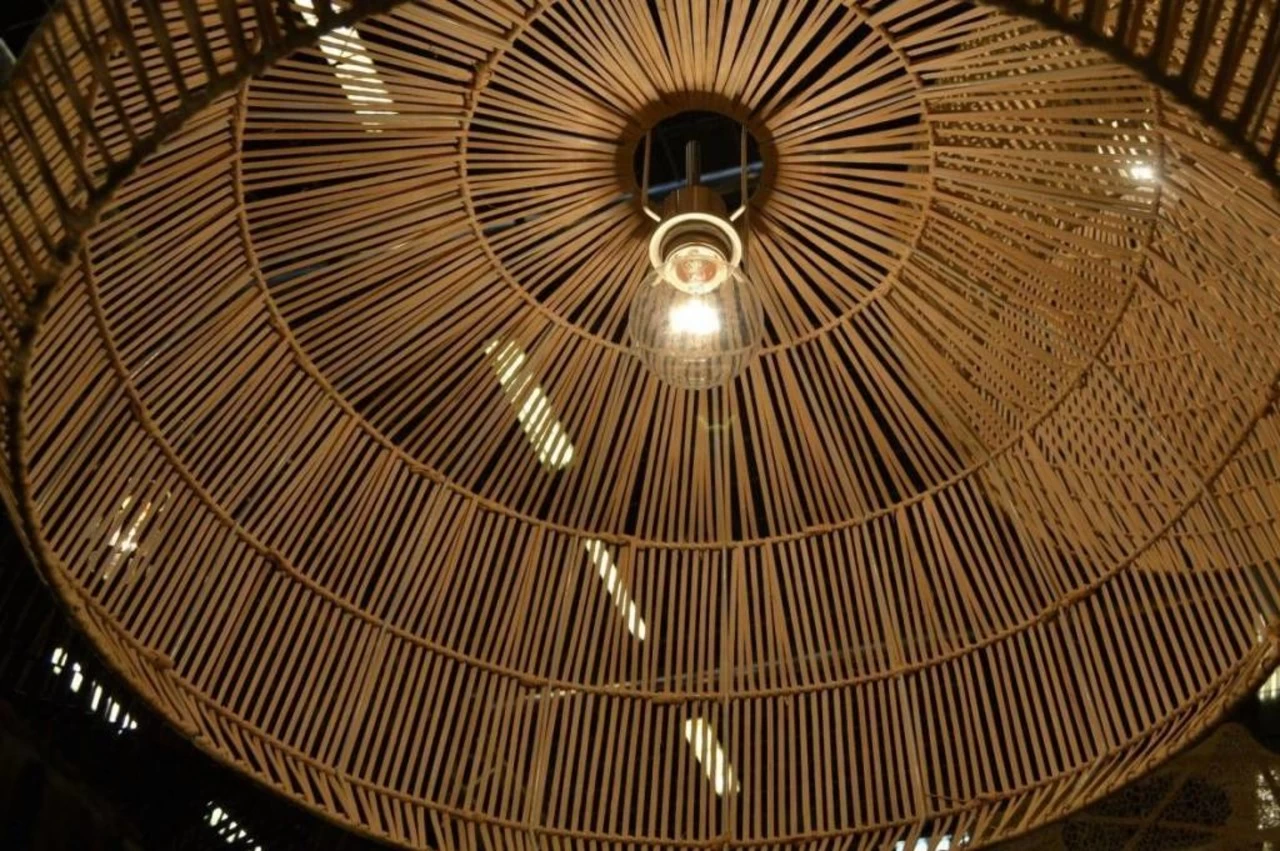 Ay Illuminate Hanglamp Nama 1 Natural Rotan ø72cm 4 Ay Illuminate Hanglamp Nama 1 Natural Rotan ø72cm - Afbeelding 2