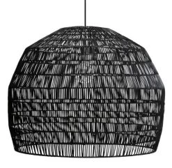 Ay Illuminate Hanglamp Nama 3 Zwart Rotan ø72cm