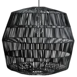 Ay Illuminate Hanglamp Nama 4 Zwart Rotan ø72cm