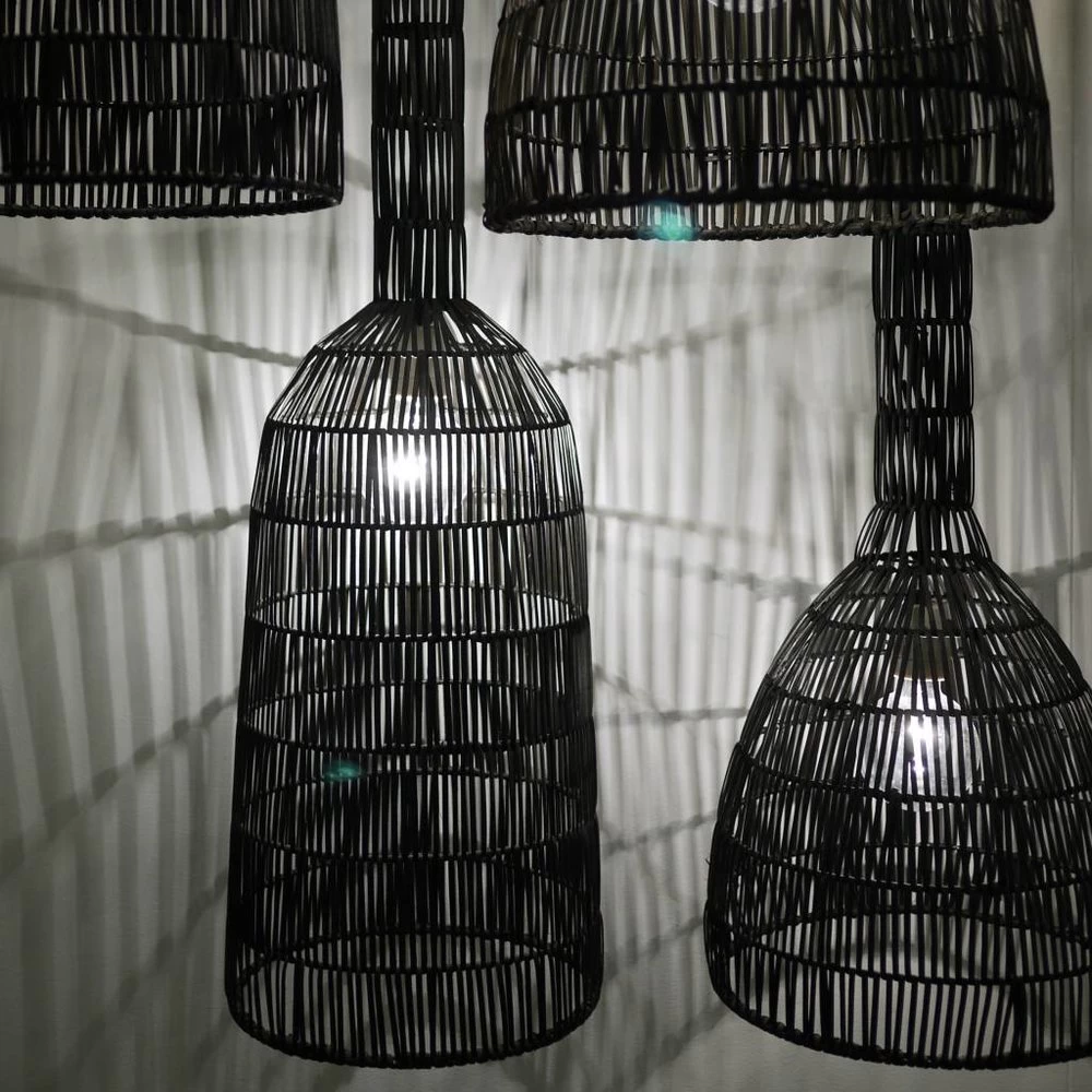 Ay Illuminate Hanglamp Umut 2 Zwart Rotan ø30cm 4 Ay Illuminate Hanglamp Umut 2 Zwart Rotan ø30cm - Afbeelding 2