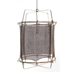 Ay Illuminate Hanglamp Z1 Bamboe Zwart Cashmere ø67x100cm