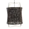 Ay Illuminate Hanglamp Z1 Bamboe Zwart Karton ø67x100cm -Klassieke Verlichtingswinkel ay illuminate hanglamp z1 bamboe zwart karton o67x