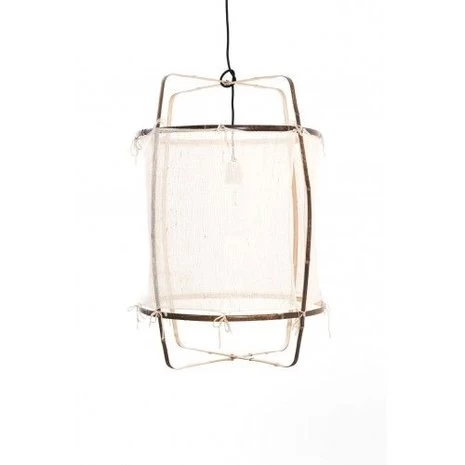 Ay Illuminate Hanglamp Z11 Bamboe Wit Cashmere ø48,5x72,5cm 4 Ay Illuminate Hanglamp Z11 Bamboe Wit Cashmere ø48,5x72,5cm - Afbeelding 2