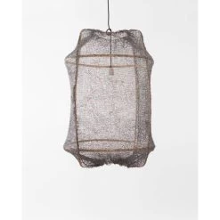 Ay Illuminate Hanglamp Z2 Blond Sisal Net Grijs ø67x100cm