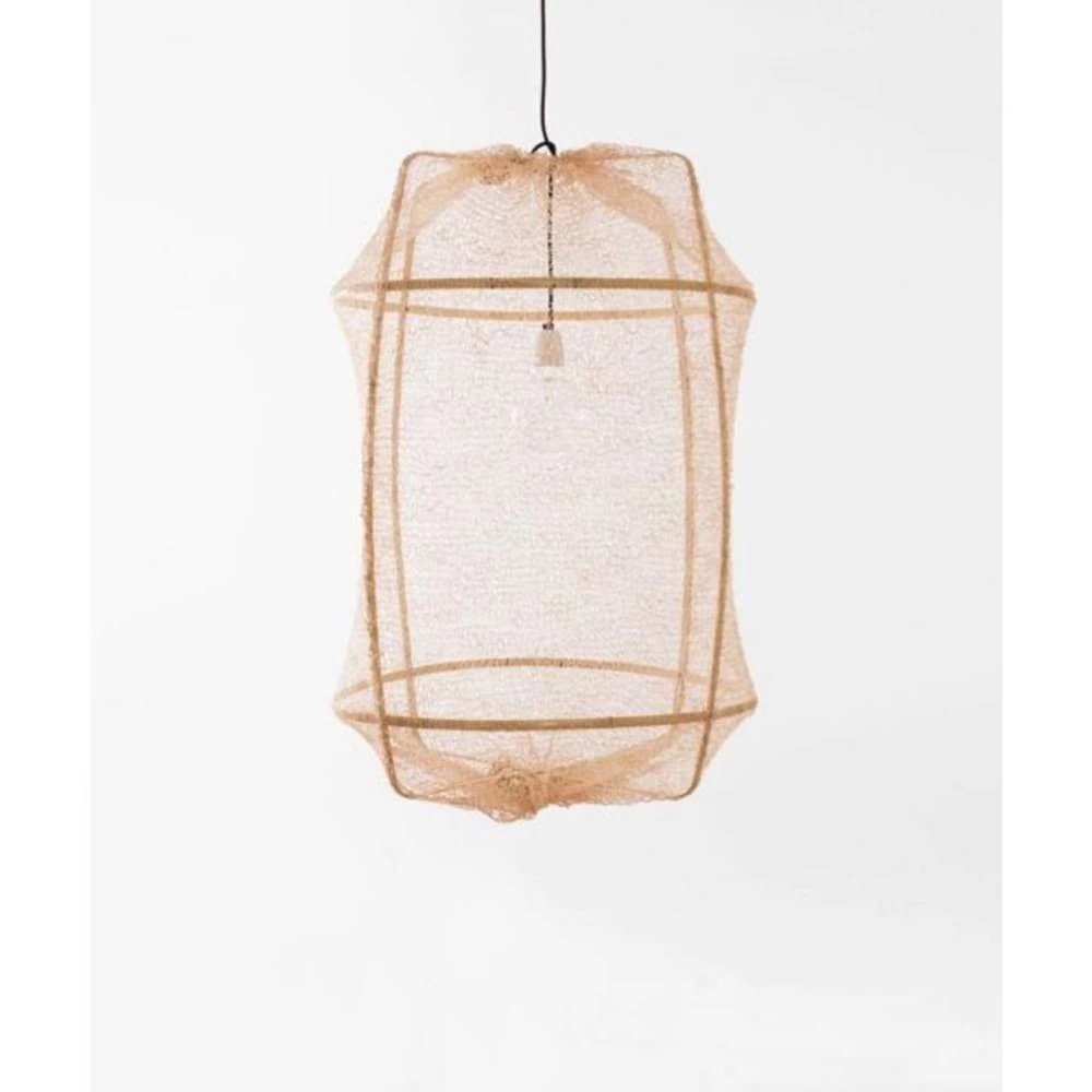 Ay Illuminate Hanglamp Z2 Blond Sisal Net Tea Dyed ø67x100cm 3 Ay Illuminate Hanglamp Z2 Blond Sisal Net Tea Dyed ø67x100cm