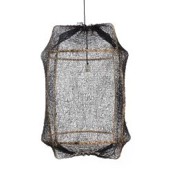 Ay Illuminate Hanglamp Z2 Blond Sisal Net Zwart ø67x100cm
