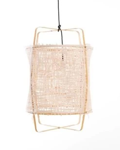 Ay Illuminate Hanglamp Z22 Blond Bamboe Naturel Karton ø48,5x72,5cm