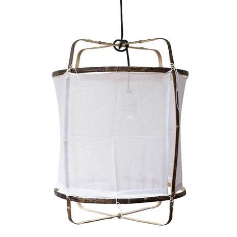 Ay Illuminate Hanglamp Z5 Wit Katoen ø42x57cm 4 Ay Illuminate Hanglamp Z5 Wit Katoen ø42x57cm - Afbeelding 2