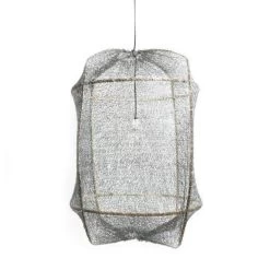 Ay Illuminate Hanglamp Z5 Zwart Sisal Net Grijs ø42x57cm