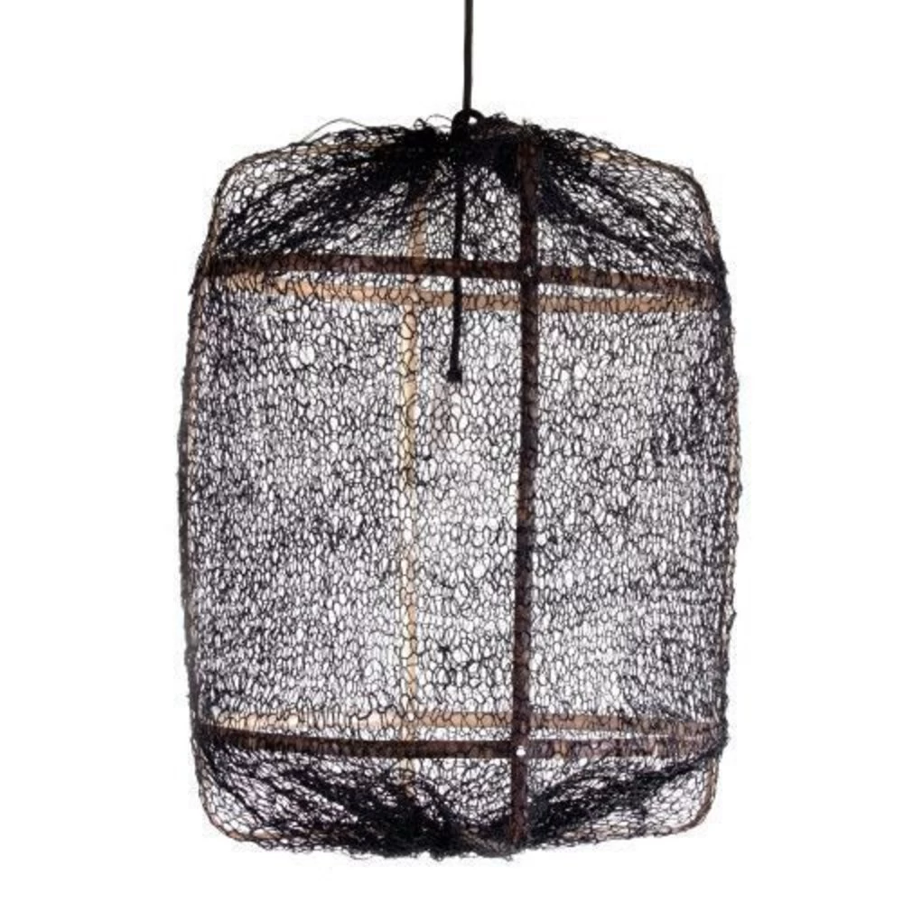 Ay Illuminate Hanglamp Z5 Zwart Sisal Net ø42x57cm 3 Ay Illuminate Hanglamp Z5 Zwart Sisal Net ø42x57cm