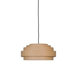 Ay Illuminate Thin Wood Hanglamp - Medium