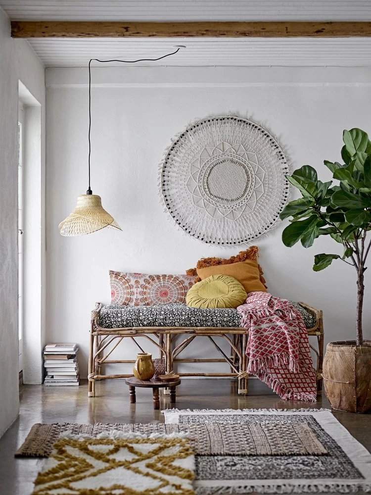 Bloomingville Hanglamp Bamboe - Naturel 4 Bloomingville Hanglamp Bamboe - Naturel - Afbeelding 2