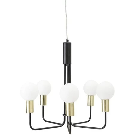 Bloomingville Hanglamp Wit Metaal 4 Bloomingville Hanglamp Wit Metaal - Afbeelding 2