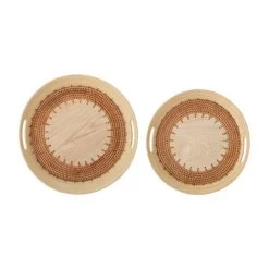 Bloomingville Lany Dienblad - Set Van 2 Stuks -Klassieke Verlichtingswinkel bloomingville lany dienblad set van 2 stuks 2