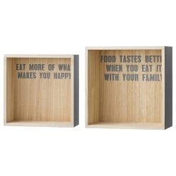 Bloomingville Opbergbox Grijs - Set Van 2