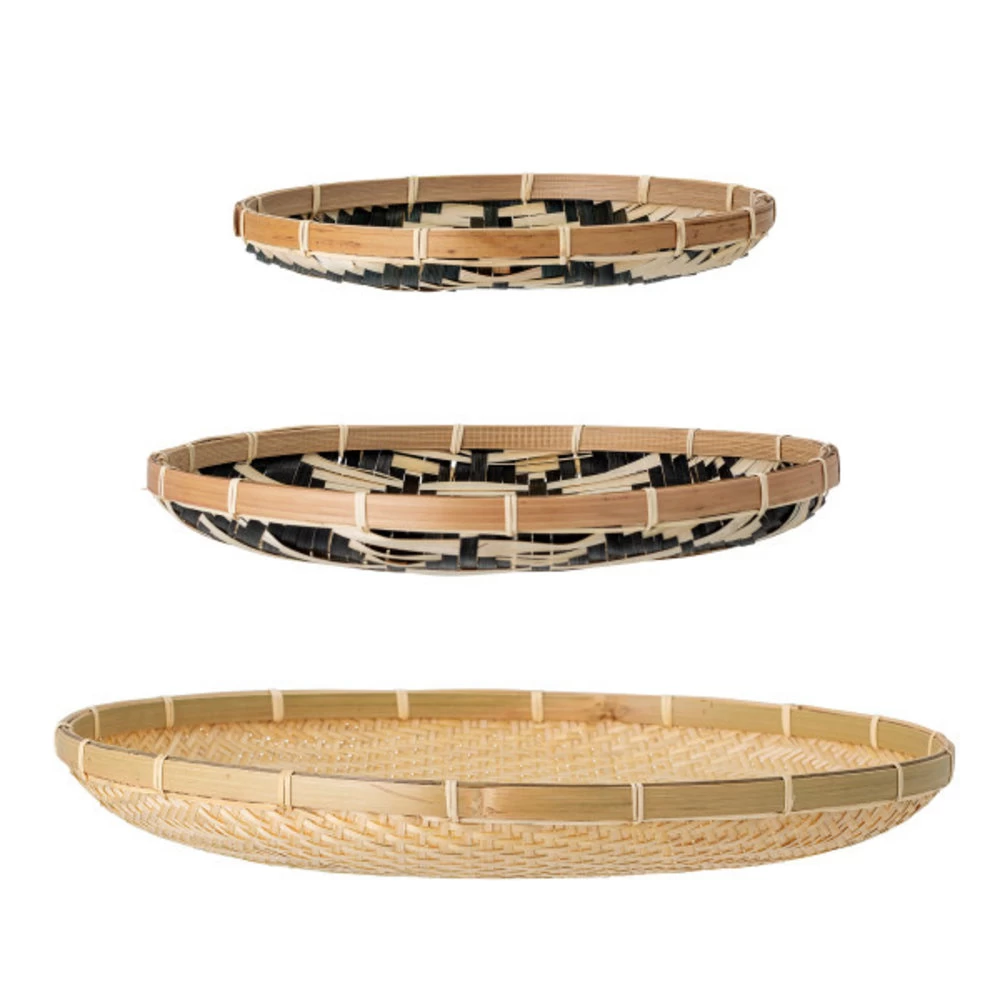 Bloomingville Sasi Wanddecoratie / Manden - Set Van 3 Stuks 4 Bloomingville Sasi Wanddecoratie / Manden - Set Van 3 Stuks - Afbeelding 2