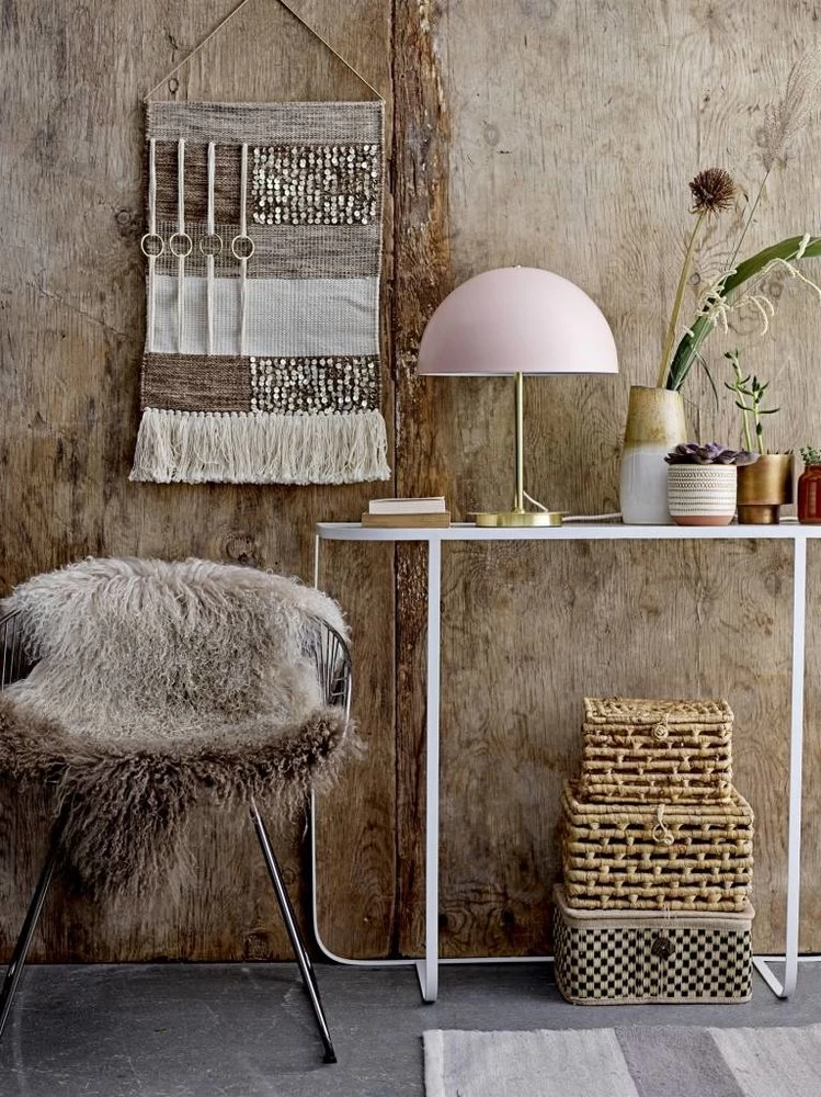 Bloomingville Tafellamp Goud Look Met Roze Lampenkap 4 Bloomingville Tafellamp Goud Look Met Roze Lampenkap - Afbeelding 3