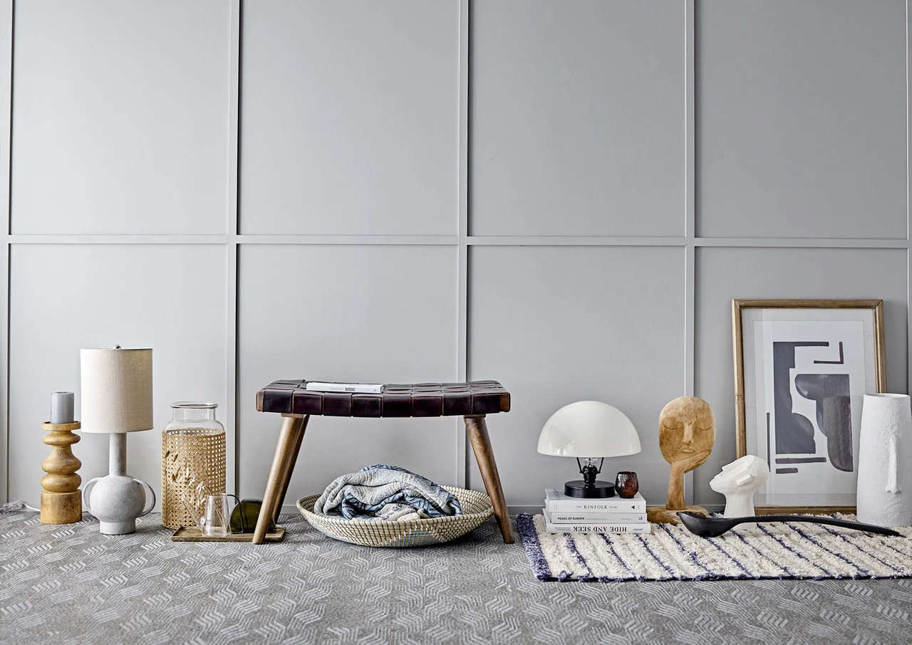 Bloomingville Tafellamp Terracotta - Grijs 6 Bloomingville Tafellamp Terracotta - Grijs - Afbeelding 4