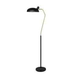 Bloomingville Vloerlamp Zwart Metaal Met Gold Finish