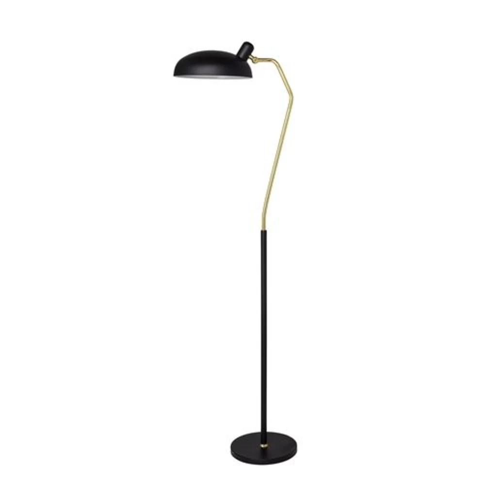 Bloomingville Vloerlamp Zwart Metaal Met Gold Finish 3 Bloomingville Vloerlamp Zwart Metaal Met Gold Finish