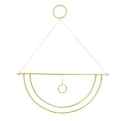 Bloomingville Wanddecoratie Metaal - Goud