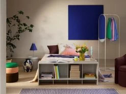 Broste Copenhagen Cleo Opbergboxen Blauw/lichtgrijs - 70080498 -Klassieke Verlichtingswinkel broste copenhagen cleo opbergboxen blauw lichtgrij 2