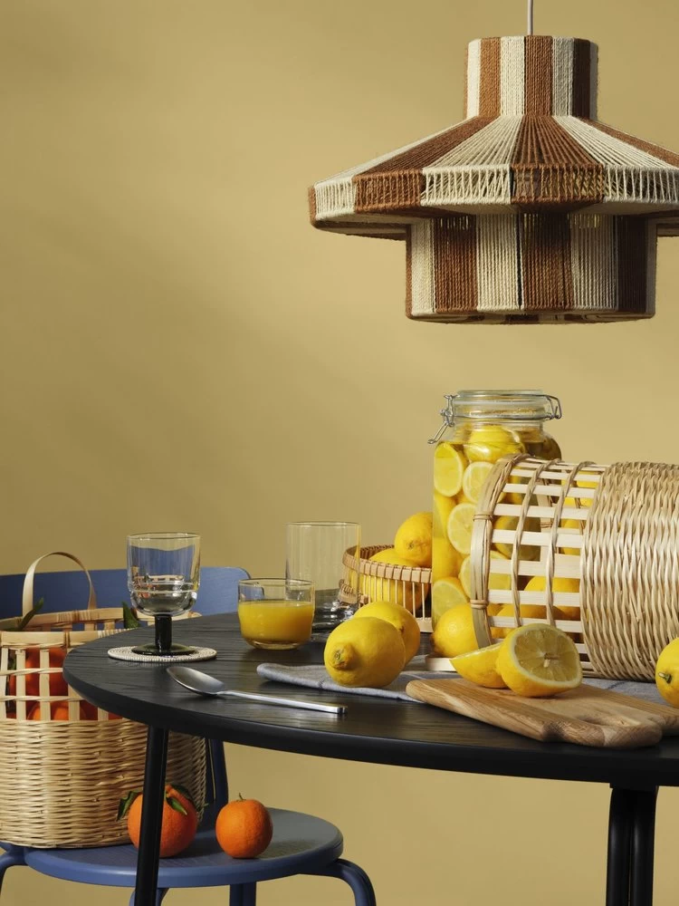 Broste Copenhagen Diana Lampenkap Bruin Ø45cm - 70195004 4 Broste Copenhagen Diana Lampenkap Bruin Ø45cm - 70195004 - Afbeelding 2