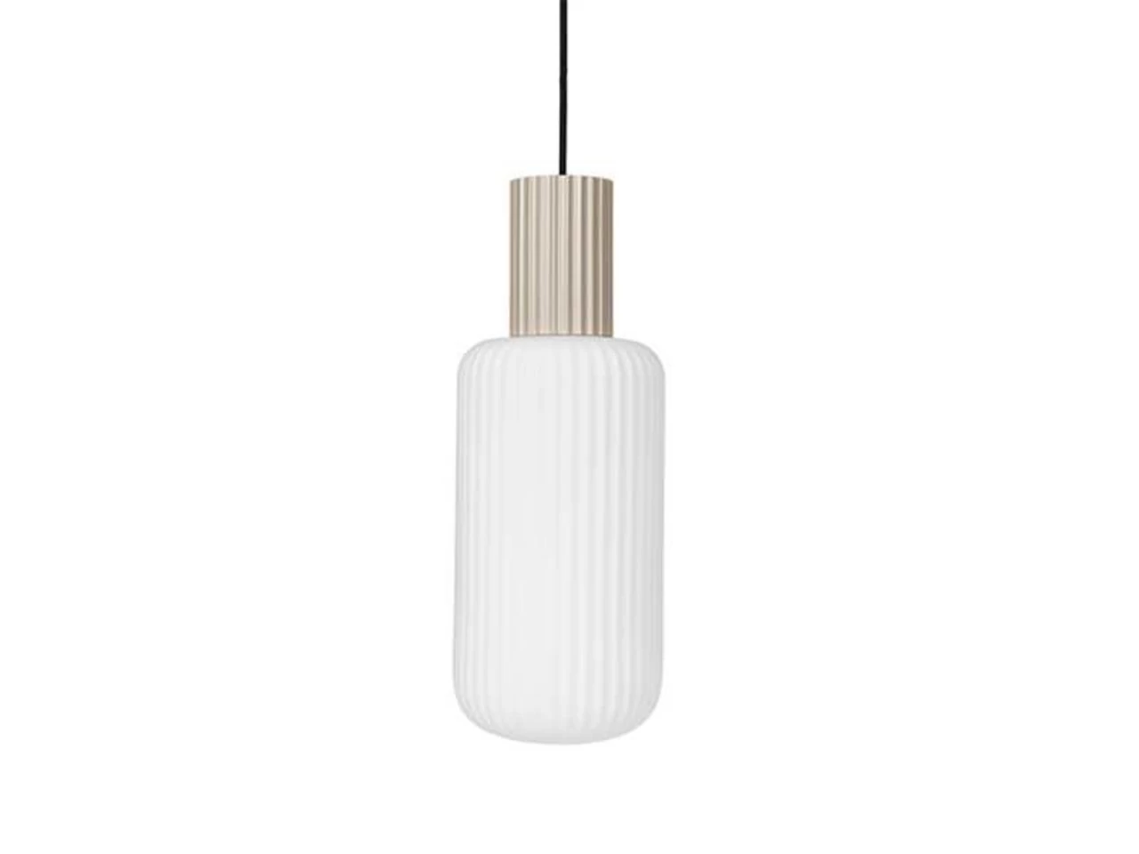 Broste Copenhagen Lolly Hanglamp Zand - Ø16XH43cm 3 Broste Copenhagen Lolly Hanglamp Zand - Ø16XH43cm