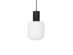 Broste Copenhagen Lolly Hanglamp Zwart - Ø20XH34cm