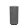 Broste Copenhagen Rillo Podium Ø38,5XH78CM - Grijs 1 Broste Copenhagen Rillo Podium Ø38,5XH78CM - Grijs -Klassieke Verlichtingswinkel broste copenhagen rillo podium 385xh78cm grijs
