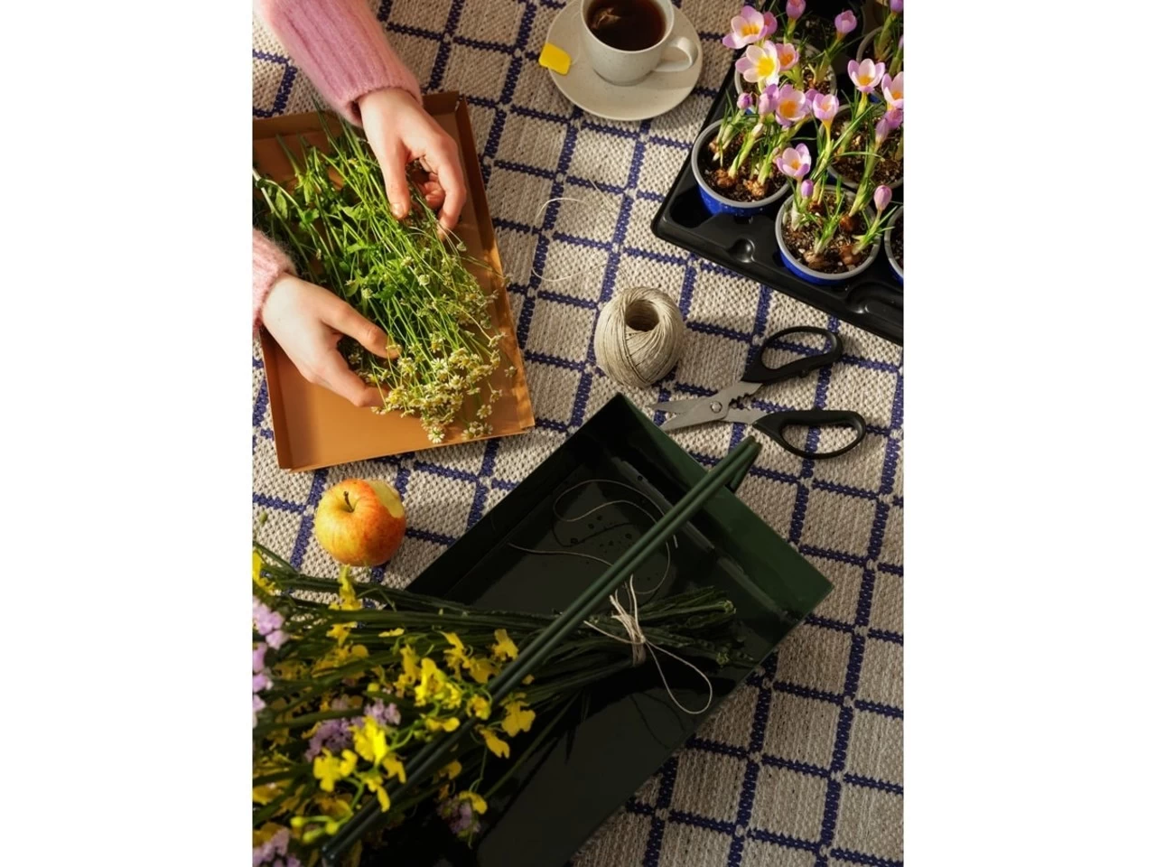 Broste Copenhagen Tully Opbergbox Groen - 71177657 4 Broste Copenhagen Tully Opbergbox Groen - 71177657 - Afbeelding 2