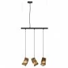 Graypants Moa Linear3 Hanglamp Bruin Ø15x54cm -Klassieke Verlichtingswinkel graypants moa linear3 hanglamp bruin 15x54cm