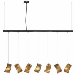 Graypants Moa Linear7 Hanglamp Bruin Ø15x126cm