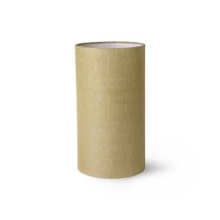 HKliving Cylinder Lampenkap Jute - Jade Groen