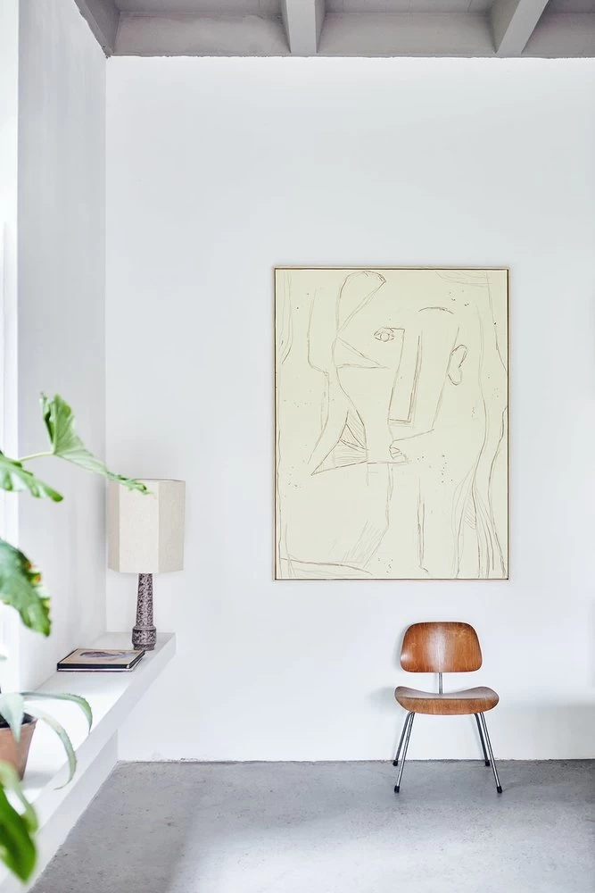 HKliving Frame Abstract Painting Visage - 120x160cm 9 HKliving Frame Abstract Painting Visage - 120x160cm - Afbeelding 7