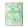 HKliving Frame Painting Green Palette Abstract - 75x100cm -Klassieke Verlichtingswinkel hkliving frame painting green palette abstract 75x