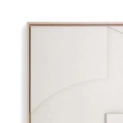 HKliving Frame Relief Art Panel A Extra Large Warm Grijs - AWD8950 -Klassieke Verlichtingswinkel hkliving frame relief art panel a extra large warm 2