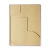 HKliving Frame Relief Art Panel A Extra Large - Zand -Klassieke Verlichtingswinkel hkliving frame relief art panel a extra large zand