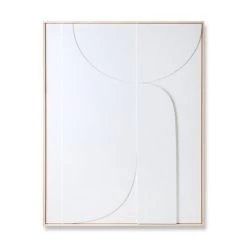 HKliving Frame Relief Art Panel B 100x4x123cm