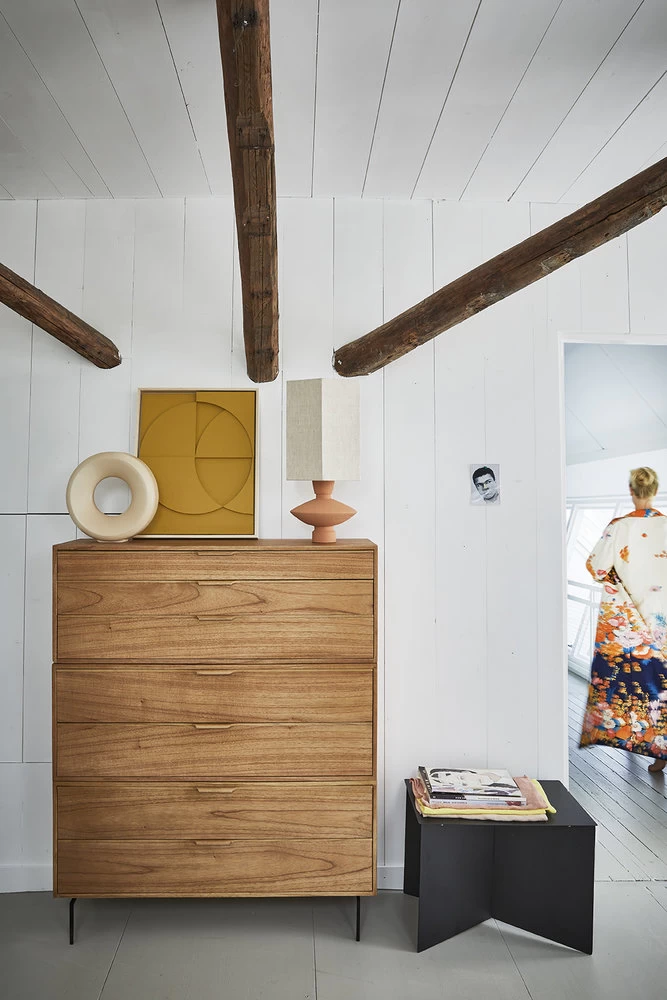 HKliving Frame Relief Art Panel C Small - Oker 6 HKliving Frame Relief Art Panel C Small - Oker - Afbeelding 5