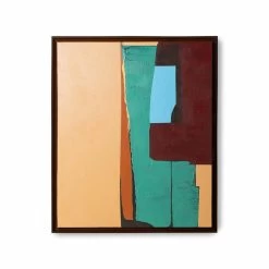 HKliving Framed Artwork 'natural Blues' - AWD8955