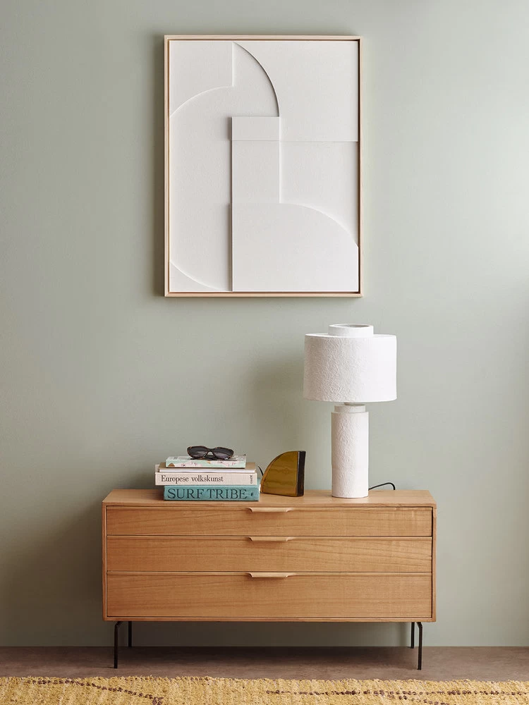 HKliving Gesso Tafellamp - Mat Wit 7 HKliving Gesso Tafellamp - Mat Wit - Afbeelding 5