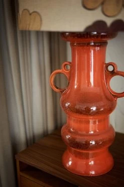 HKliving Grand Lampenvoet Oranje - VOL5113 -Klassieke Verlichtingswinkel hkliving grand lampenvoet oranje vol5113 4