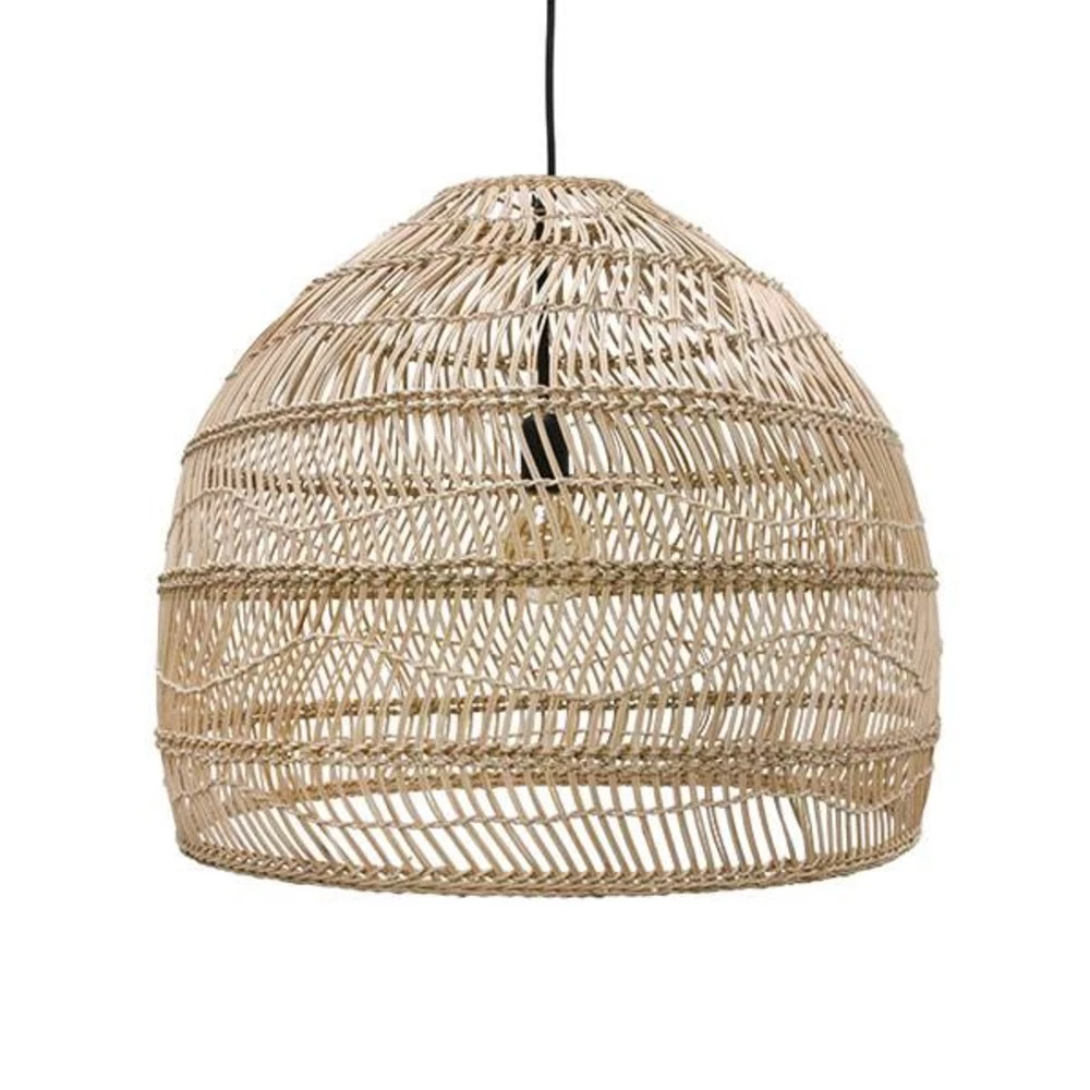HKliving Hanglamp Riet Naturel 60 Cm 3 HKliving Hanglamp Riet Naturel 60 Cm