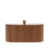 HKliving Houten Opbergdoos Met Messing Knop -Klassieke Verlichtingswinkel hkliving houten opbergdoos met messing knop