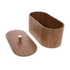 HKliving Houten Opbergdoos Met Messing Knop -Klassieke Verlichtingswinkel hkliving houten opbergdoos met messing knop 2