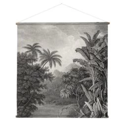 HKliving Jungle Wandkaart 154x154cm