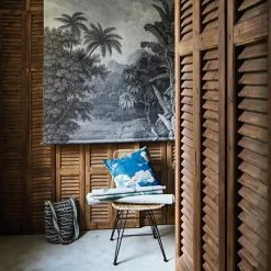 HKliving Jungle Wandkaart 154x154cm -Klassieke Verlichtingswinkel hkliving jungle wandkaart 154x154cm 3