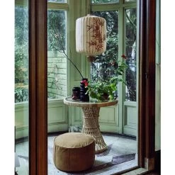 HKliving Lantaarn Lamp XL Huidskleur 45x45x92cm -Klassieke Verlichtingswinkel hkliving lantaarn lamp xl huidskleur 45x45x92cm 2